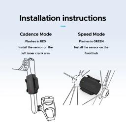 Geoid sensor de cadência de velocidade de bicicleta formiga bluetooth para gps ciclismo computador modo duplo para magene bicicleta de estrada mtb acessórios - Image 6