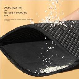 Tapete de lixo de gato de camada dupla, prova de urina impermeável, fácil de limpar, Pet Litter Box Supplies - Image 3
