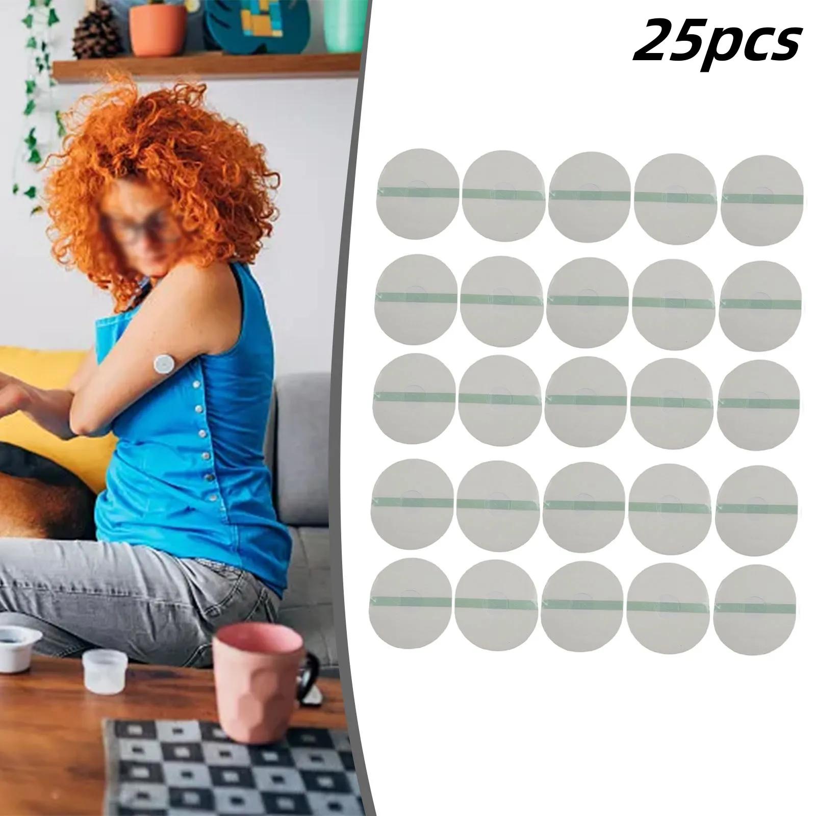 Freestyle Adhesive Patch Oval Bandag Transparente, Sensor Fixo Portátil para FixiC, Esporte ao ar livre, 4 1/2 "x 3 1 5, 25Pcs - Image 1