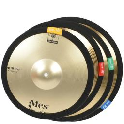 Kit de Bateria Peças Acessórios Elastic Belt Amortecedor, Drumming Prática Pad, Cymbal Silencer Mudo, 1 Pc - Image 2