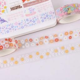 Kawaii Fita Adesiva Transparente, DIY Material Decorativo, Sketchbook Adesivos, Material Escolar, Papelaria Japonês, 5Rolls - Image 4