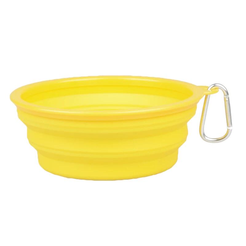350/1000ml pet cat comida tigela de água para cães gatos seguro látex dobrável filhote de cachorro grande cão de viagem tigelas ao ar livre suprimentos alimentador maschas - Image 1