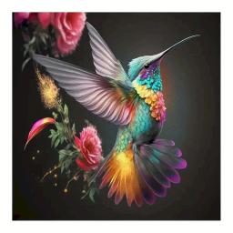 GATYZTORY-Kits de Tinta Acrílica com Números para Decoração de Casa, Pintura por Número, Pássaro, Animais Imagem, Pintura Fácil em Tela, DIY - Image 1