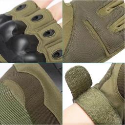 Luvas Táticas de Dedo Completo Masculino, Proteção Fitness, Motocicleta Esportiva, Caça, Escalada, Caminhada - Image 2
