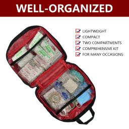 Kit de primeiros socorros de emergência para acampamento ao ar livre, Saco médico portátil para caminhadas, Resgate de emergência em casa - Image 2