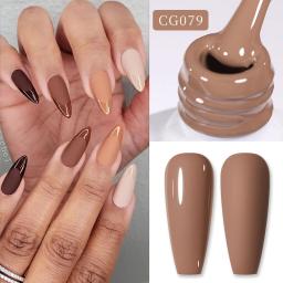 NASCIDO PRETTY-Polonês Semi Permanente para Unhas, Manicure Art, Soak Off, Vernizes UV LED, Suprimentos para Unhas, Vermelho Fosco, 10ml, 130 Cores - Image 3
