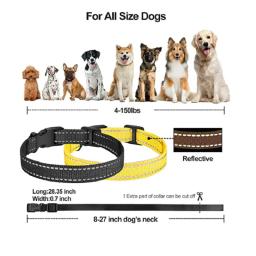 Coleira Reflexiva TPU para Animais de Estimação, Coleiras de Gato, Cães Pequenos Médios e Grandes, Colar Elegante, Estilos Personalizados, Atacado, Amarelo - Image 6