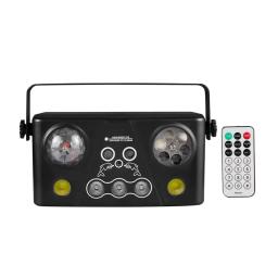 LED Strobe Light com controle remoto, Magic Ball, DMX 512, Laser Dyeing Padrão, Festa, KTV, Disco, Atmosfera Light, Event Show, 5in 1 - Image 1