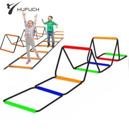 Escada de agilidade colorida multifuncional para crianças e adultos jogos esportivos futebol basquete treinamento coordenação - Image 1
