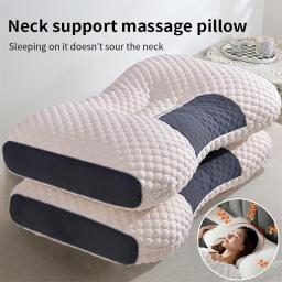 Almofada Ortopédica Cervical, Massagem De Fibra De Soja, Almofada SPA para Dormir, Ajudar A Dormir E Proteger O Pescoço, Novo - Image 1