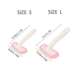 Silicone Fur Grooming Trimmer Escova, Pequeno Pet Rabbit Comb, cobaia, Chinchilla Limpeza, Grooming Tool, Lapin Acessórios - Image 2