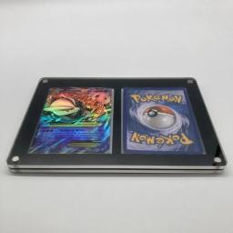 Pokémon Transparente Jogo Coleção Cartões, Material Acrílico, Borda Preta, Carrinho de Exposição, Anime Clássicos, Presente Toy - Image 5