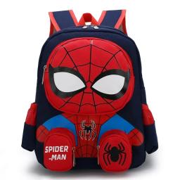 Spiderman kawaii mochilas super heróis estudante saco de escola dos desenhos animados 3d estéreo mochila do jardim de infância das crianças saco de viagem presente - Image 5