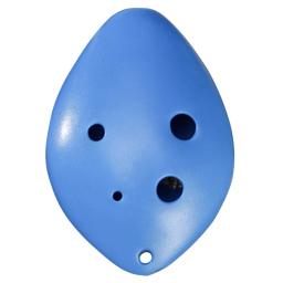 Flauta Cerâmica para Estudantes, 6 Buracos, Instrumento Musical Ocarina, Brinquedo com Livro de Canções, Corda Pescoço, Flauta de Boca Longa, Vento Pequeno - Image 3