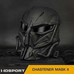 Máscaras táticas do Paintball do Airsoft, máscara facial completa ajustável, tampa facial respirável com almofada da esponja, equipamento desportivo ao ar livre - Image 2