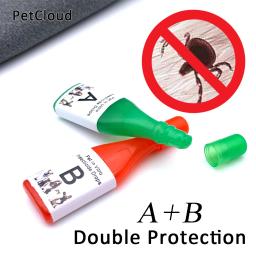 Assassino de pulgas para pet, repelente de insetos para cachorro e gatinho, controle de pragas antipulgas, suprimentos de ácaros, tratamento para cães e gatinhos 2,5 ml - Image 3