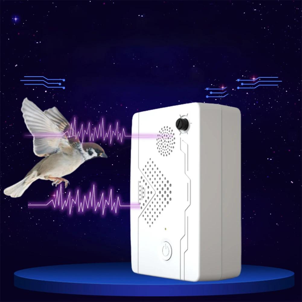 Ultrasonic Bird Repeller Device, recarregável para dissuasão animal, dispositivo eletrônico, ao ar livre Bark Stopper, Orchard Bark, Repeller Artefato - Image 1