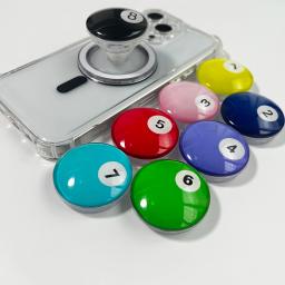 Coreia 3d bola de cristal bilhar titular caso do telefone móvel suporte para magsafe suporte magnético para iphone samsung griptok aperto tok - Image 6