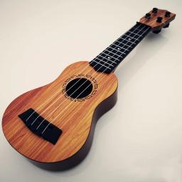 Guitarra Ukulele clássica para iniciantes, Instrumento Musical Educacional, Brinquedo para crianças - Image 4