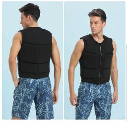 Ajuste unissex adulto vida jaqueta de mobilidade completa, leve, neoprene colete salva-vidas universal para a pesca vela surf barco caiaque - Image 4