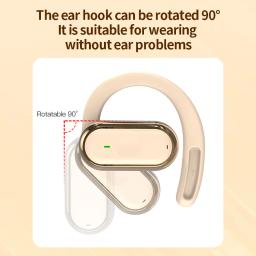 Fone de ouvido sem fio bluetooth fone inteligente toque ajustável esportes à prova dwaterproof água estéreo música para todos os smartphones - Image 2