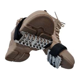 Aço inoxidável Spikes Crampons para Botas, Sapatos de Neve Grips, Pinças de Tração, Caminhadas, Escalada, Pesca, Inverno, 26 - Image 3
