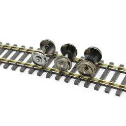 Miniatura Elétrica Locomotiva Rodas, Brinquedos De Metal, Trem Ferroviário Layout Acessórios, Modelo DIY, Fazendo Kits para Diorama, Ho Escala 1:87 - Image 6