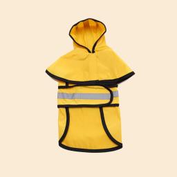 Impermeável para cães grandes, Roupa ajustável para animais, Casaco de chuva leve, Poncho Hoodies com Strip Reflective - Image 6