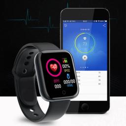 Esporte relógios inteligentes com tela colorida, impermeável Bluetooth Fitness pulseira com pressão arterial e monitor de freqüência cardíaca, monitor de sono - Image 4