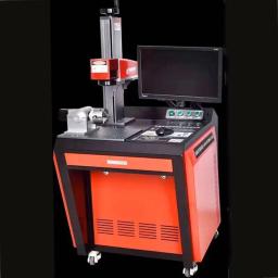 Máquina de gravação a laser de vidro uv fibra de metal 20w 30 50 desktop chuangxin máquina de marcação a laser semiautomática - Image 3