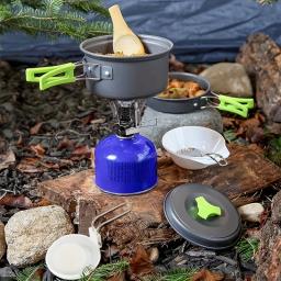 Conjunto de panelas de acampamento TARKA, utensílios de mesa para piquenique, utensílios de cozinha selvagens turísticos - Image 2