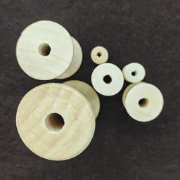 10/5 pçs mini bobinas de madeira vazio linha carretéis enrolador para fio fio fitas carretel bordado acessórios de costura ferramentas diy - Image 4