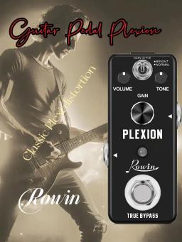 Rowin-Guitarra Baixo Efeito Pedal Compressor, distorção Fuzz, EQ Delay, Phaser, Flanger Booster, Overdrive, fonte de alimentação Chorus - Image 4