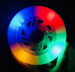 LED Inline Patins de Velocidade Roda Flash, branco, azul, verde, cor-de-rosa, Powerslide Night Racing Skating, 110mm, 90A, 2 Pcs - Image 2