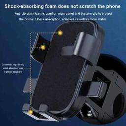Suporte de telefone celular antiderrapante ajustável, bicicleta ao ar livre, Mountain Bike Acessórios, 360 ° Swivel - Image 5