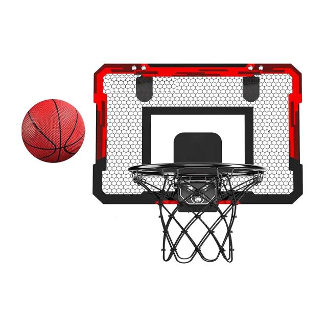 Mini Basket Hoop para Parede com Bolas e Bomba - Perfeito para Quarto e Recreação Interna e Externa para Todas as Idades