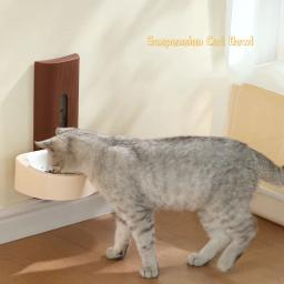 Tigela Dupla De Parede Para Animais De Estimação, Aço Inoxidável Alto, Dispensador De Água De Gato, Alimentador De Cães, Altura Ajustável, Bacia De Alimentos De Gato - Image 4