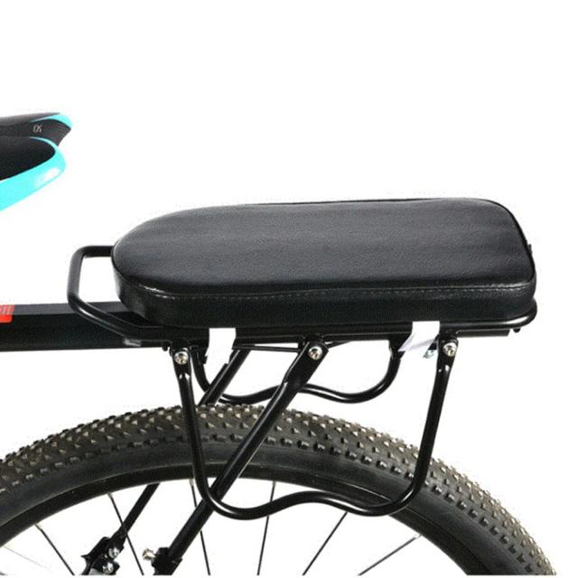 Assento Confortável de Couro Sintético para Passageiros em Bicicletas Tripuladas - Almofada Acessório Ideal