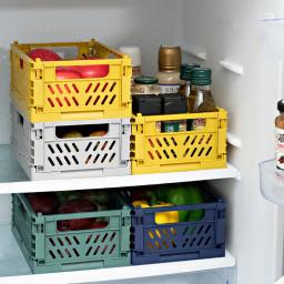 Cestas de armazenamento dobrável para diversos, Organizador de artigos diversos, dobrável Case, Papelaria Desktop, Snacks e Comestics armazenamento, dobrável Container Box - Image 6