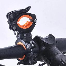 ESLN-Suporte de bicicleta guidão com luz LED, bicicleta girando luz, duplo suporte, lanterna lâmpada, bomba de ciclismo, acessórios de bicicleta - Image 1