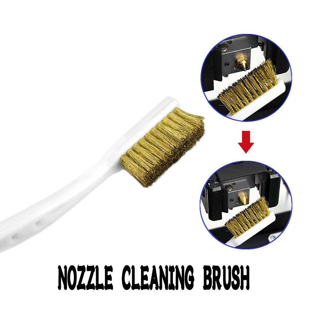 Ferramenta de limpeza de impressora 3D fio de cobre escova de dentes cabo de cobre para aquecedor de bico bloco hotend limpeza peças de cama quente - Image 1