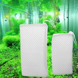 Saco filtro aquário sacos cordão forte filtragem peixes para tanque reutilizável fil - Image 5