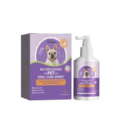 Cão e gatinho limpador oral, 50ml, spray para limpar o dente, desodorante, anti-cálculo, pet fornecimentos - Image 6