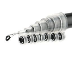 14/22Pcs Silicone Pesca Rod Guia Fio Anel de Cerâmica Dica Repair Kit Linha Guias Rod Anel E Fio Loop 3.7mm Diâmetro Interno - Image 3