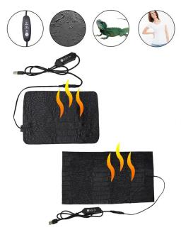Cobertor de aquecimento ajustável para Pet, Almofada de aquecimento para réptil, Aquecedor elétrico para incubadora, Controlador de temperatura, Terrário - Image 5