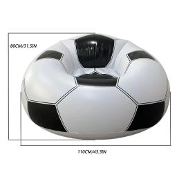 Sofá inflável preguiçoso do PVC, espreguiçadeira impermeável do futebol único, jogos ao ar livre portáteis, dobráveis e mobília do lazer - Image 6