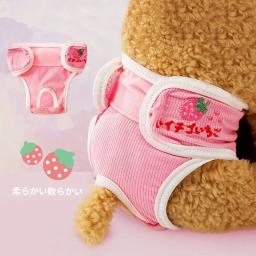 Fraldas para cães laváveis, calça fisiológica pet, shorts femininos de cachorro, roupas íntimas femininas, calcinhas de cachorro, roupas de gato, 2024 - Image 1