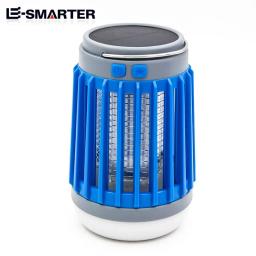 Lâmpada elétrica do assassino do mosquito, Luz UV, Bug Zapper Trap, Carregamento solar, Mata-moscas recarregáveis, Assassino do inseto, Verão - Image 2