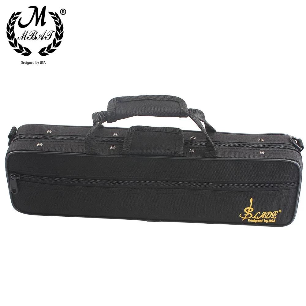 M MBAT-portátil impermeável Oxford Cloth Flute Bag, Caixa de armazenamento, bolsa com alça, Acessórios para Instrumentos Musicais, 600D - Image 1