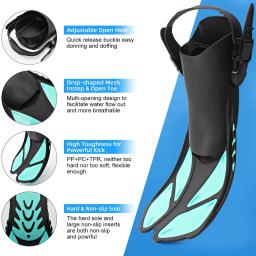 Silicone Mergulho Espelho Set para Homens e Mulheres, Tubo de Respiração, Quadro Grande, Máscara Submarina de Natação, Espelho Facial, Adulto, Novo - Image 4